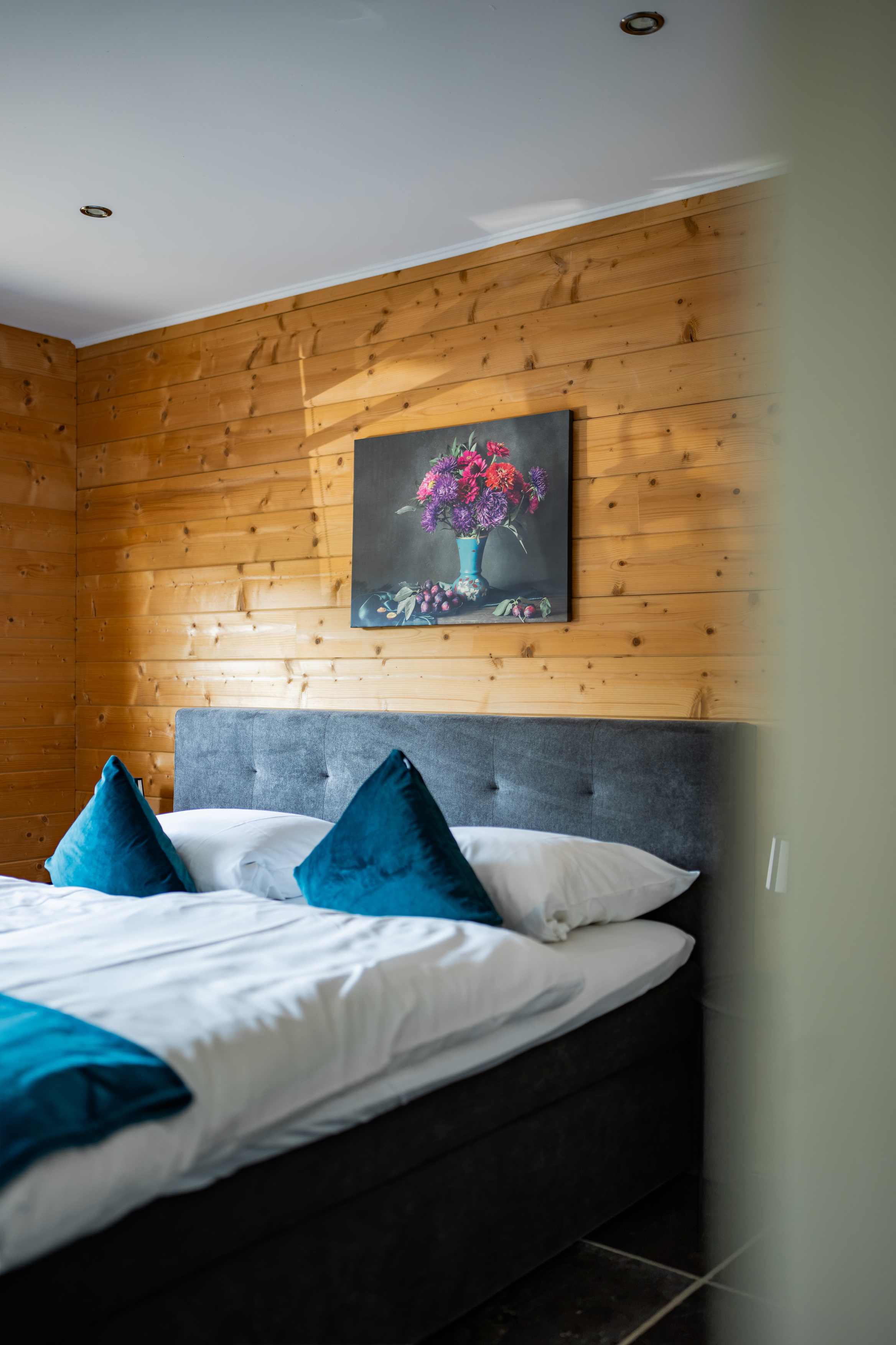 Zweites Schlafzimmer mit Landschaftsblick